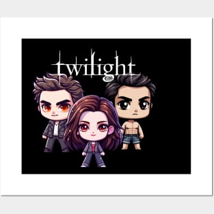Twilight Whimsy: A Chibi Love Story Posters and Art